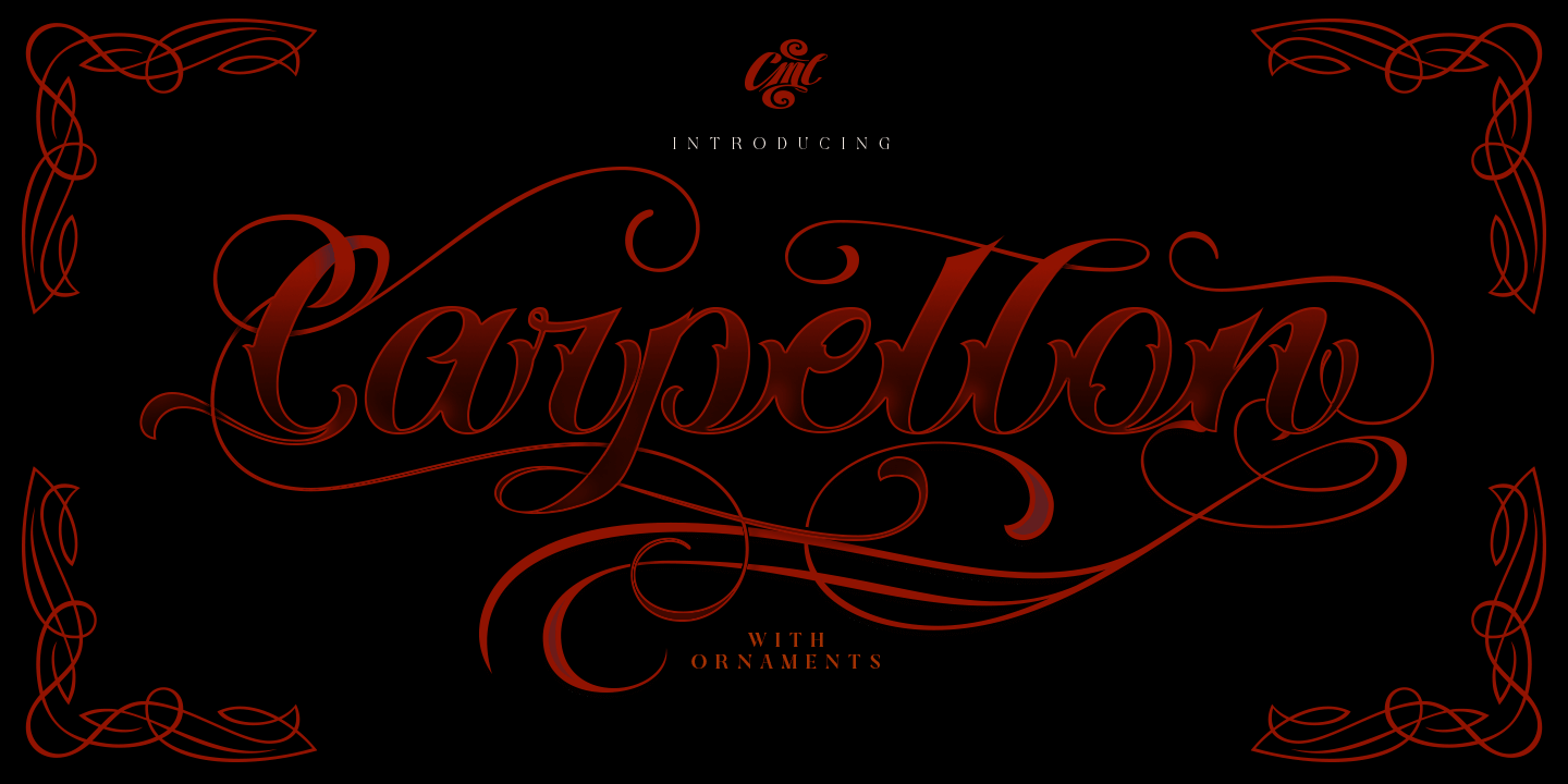 Пример шрифта Carpellon #5